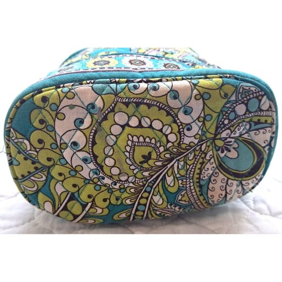 Vera Bradley Quilted Fabric Cool Keeper Lunch Carrier Rare Peacock Pattern - Picture 6 of 13